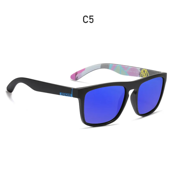 Fashion Guy's Solglasögon från KDEAM Polarized Solglasögon Herr Klassisk design All-Fit Spegel Solglasögon Med Brand Box CE C5