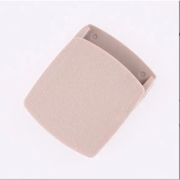 Nya män och kvinnor 3,8 cm icke-metalliskt canvasbältesspänne med icke-magnetiskt nylon i plast midjebeslag Beige buckle