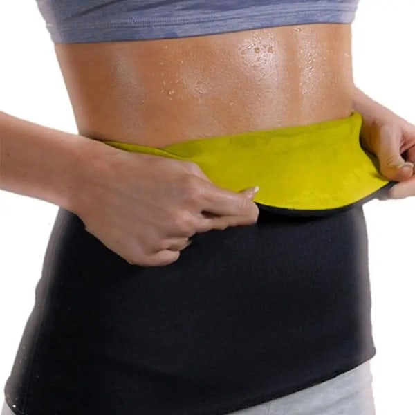 Kvinnor Slank waist trainer Neopren Bälte Bastu Svett Kroppsformning Yoga Träning Korsett Slimming Bälte Magband för kvinnor Type 1 XXL