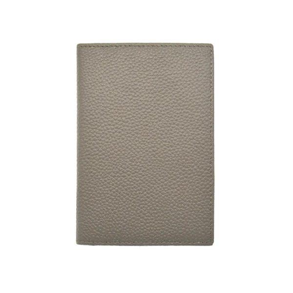 Passhållare i 100 % äkta läder Mjukt case Cover för passplånboken grey