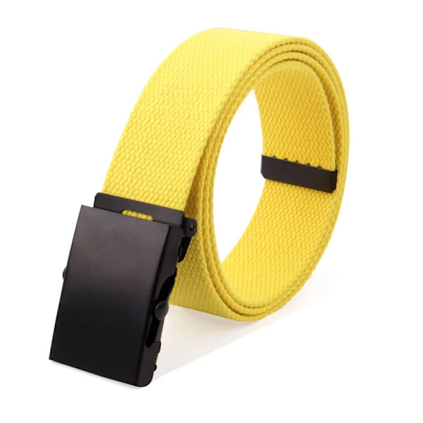 ny högkvalitativ canvasbälte män/kvinnor unisex jeansbälten metallrulle lyxiga automatiska spänne canvasväv midjebälten green 100cm