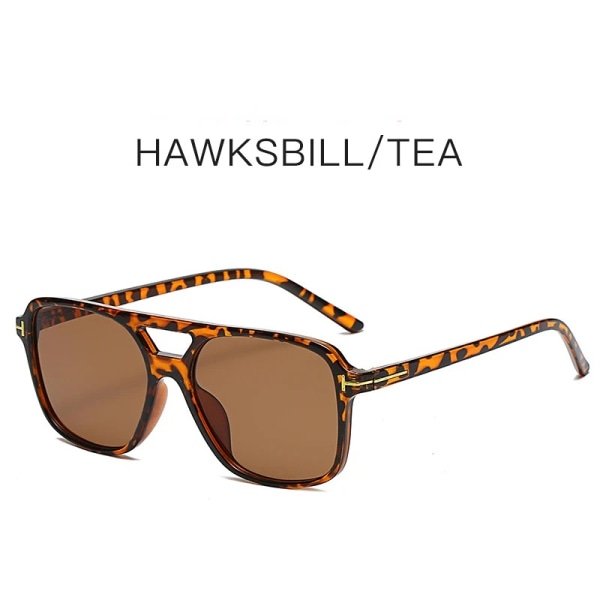 Vintage fyrkantiga solglasögon Kvinnor Retro Märke Spegel Solglasögon Kvinna Svart Gul Mode Godis Färger Oculos De Sol Feminino Leopard Other