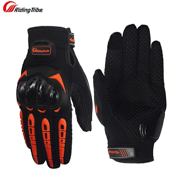 Motorcykel Hel Finger Pekskärm Racinghandskar Motorcykel Andningsbara Mesh Tyg Cykelhandskar Moto Luvas Guantes GREEN M