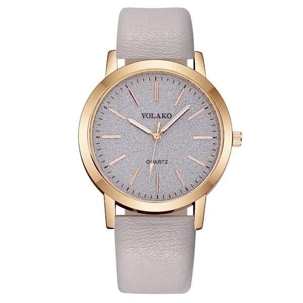2022 Ny watch Kvinnor Mode Casual Läderbälte Klockor Enkel Dam Liten Urtavla Quartz Clock Klänning Armbandsur Reloj Mujer Grey