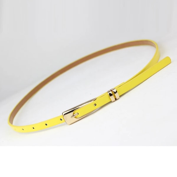 Kvinnor Snörning Pu-läderbälte Nytt Bowknot Bälten Längre Bred Bind Midjeband Slips Rosett Dam Klänning Dekoration Mode 2022 Orange one size