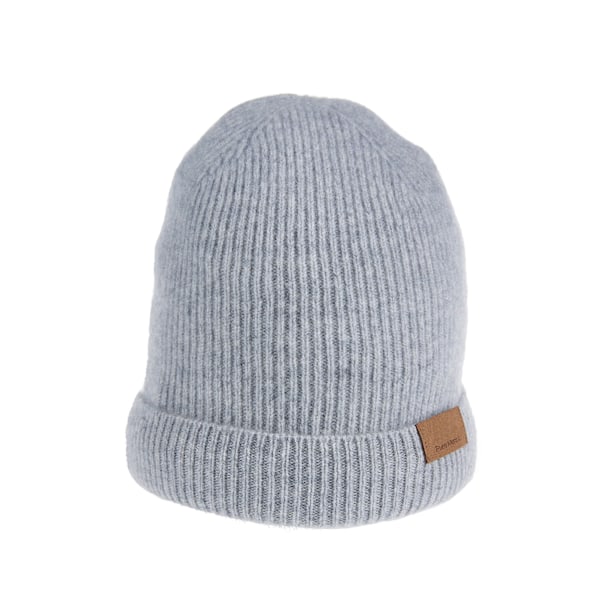 Longming Herr & Dam Mössa Stickad Beanie Skidmössa Vinter Varm Lyxig Trendig Stickad Mössa Höst Streetwear Light Grey One Size