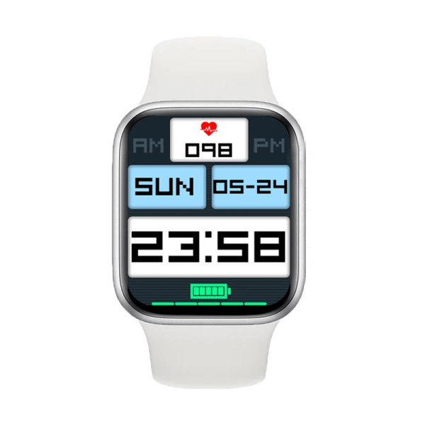 Smart Watch Series 8 W58 W59 W38 W28 Pro Smartwatch Dam Herr NFC Vattentät BT Call Heartrate Monitor IWO För Apple Android White W58