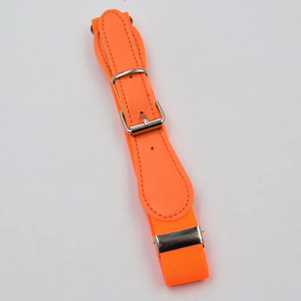 Candy Color 1 tums brett barn Elastiskt midjebälte för pojkar, flickor Orange 70cm