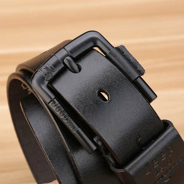 Lyxmärke Designer Bälte Herr Mode Äkta Läder Midjerem Legering Nål Spänne Herrbälte Cummerbunds Ceinture Homme 2022 JeepzeroHKDPBlack 100cm