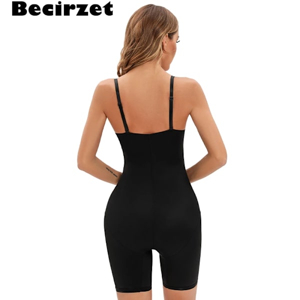 Damer Sexiga bygelbyxor Svart Shapewear Body Sexig Casual Body Shapers Stretch Bodys Naken Jumpsuit Bodys Underkläder Gray L