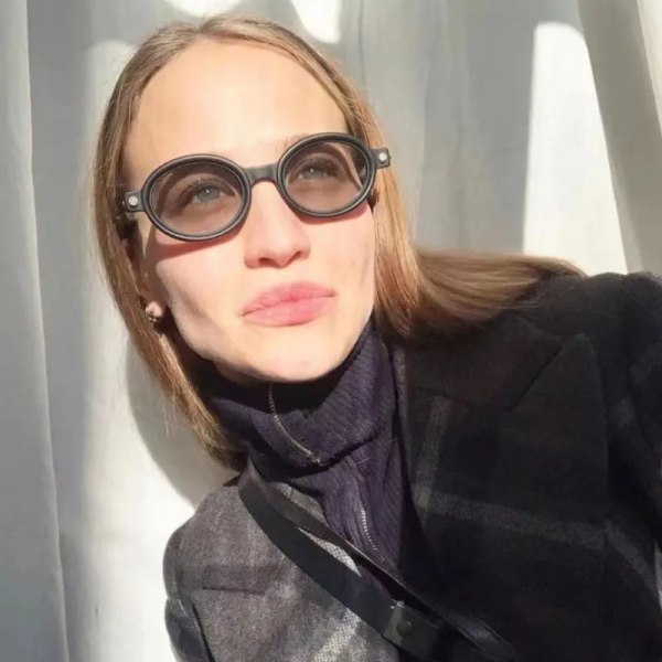 Mode Ovala Solglasögon Herr 2022 Vintage Liten Rund Båge Solglasögon Man Lyx Märke Retro Körning Gafas De Sol Hombre D6