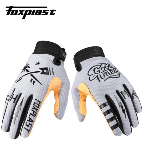 2022 Foxplast Cykelhandskar ATV MTB BMX Off Road Motorcykelhandskar Mountainbike Cykelhandskar Motocross Bike Racing Handskar Motocross Gloves 2 L