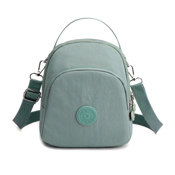 Messenger Bag Causal Kvinnor Axelväska Multi Nylon Kvinna Crossbody-väskor Kvinna Crossbody Moderväska Shoudlerväska Green 04