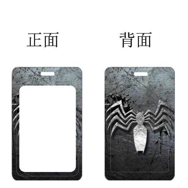 Marvel Hot Movie Venom ID-kortshållare The Avengers Super Heroes Pvc Bankkort Case för pojkar Anti-förlorat remskal Type 9