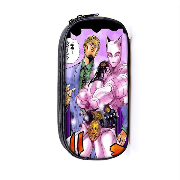 Anime Jojo Bizarre Adventure / Killer Queen Kosmetikfodral Pennhållare Pojkar Flickor Stationär väska Skolmaterial Case dqbbjojo03