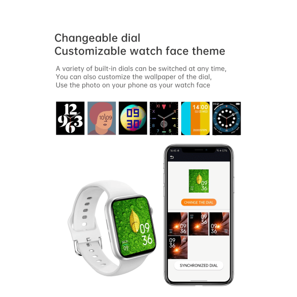 IWO Series 9 Smart Watch I9 Pro Max Trådlös laddning Bluetooth -samtal Sport Sömnpuls Män Kvinna Smartwatch För Apple-telefon Black B Strap With Original Box