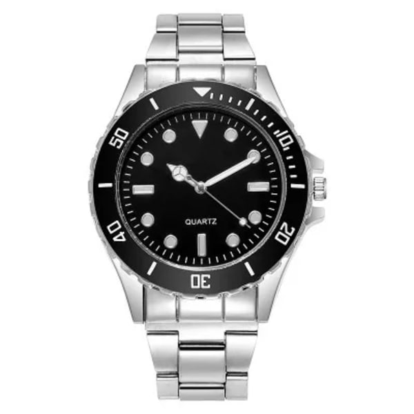 Mode Business TOP Watch för män Lyx Silver Grön Vattentät Diamond Luminous Digital Quartz Armbandsur Reloj Hombre Has Calendar(.301)