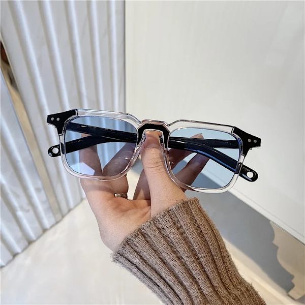 Nya Solglasögon Mode Män Och Kvinnor Jumping Di Hip Hop Par Glasögon Super Fire Retro Solglasögon Leopard Frame White