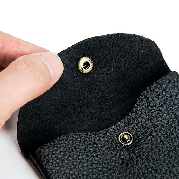 Riktigt läder Kredit Business Minikort Plånbok Man Kvinnor Smart Card Hållare Slim Case Myntväska Liten mjuk koläderväska Blue