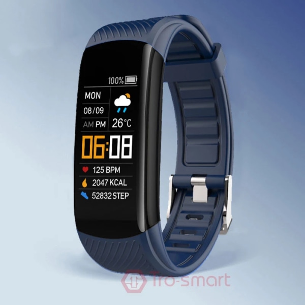 C5S Watch för barn Smartklocka för barn för flickor Pojkar Smart klocka Barn Sport Smartklocka Toppstudenter Fitness Tracker blue
