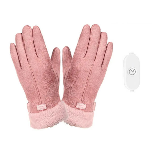 Moto USB Uppladdningsbara Uppvärmda Handskar Med Finger Touch Screen Design För Kvinnor Flickor Vinter Motorcykel Racing Ridhandskar Temperature adjustab