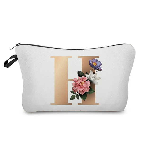 Brudtärna Sminkväskor Brev Print Kosmetikväskor Bröllopsfest Sminkväska Toalettartiklar Organizer Dam Clutch Presenter hz3399