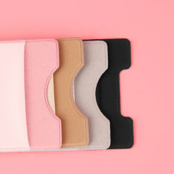 1 st nytt elastiskt case Kredit ID-kortshållare Självhäftande case Fodral Bärbar telefonbakficka 5.8x8.8cm-Pink