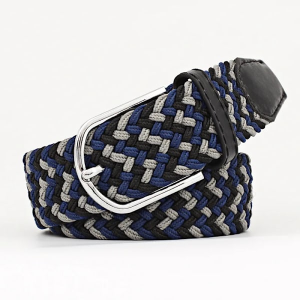 Canvasbälte utomhus taktiskt bälte unisex högkvalitativ canvasbälte för jeans Man Lyxiga Casual Straps Ceintures Bälten för kvinnor FB black gary blue B 3.3cmX107cm