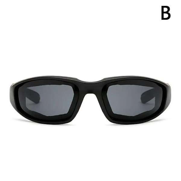 Män Dam Utomhus Cykelglasögon Utomhussport Skidcykling Ridglasögon Moto Biker vindtät B Gray lens