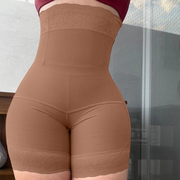Slimming Butt Lifter Control Trosa Underkläder Shorts Slimming Body Shaper Shapewear Fajas Colombianas Coffee XS