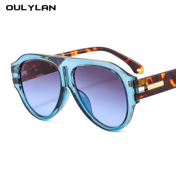 OULYLAN Punk Solglasögon Män Lyxigt varumärke Designer Dam Glasögon One Pieces Lyx Retro Trendiga produkter Laides Solglasögon BKCLEAR
