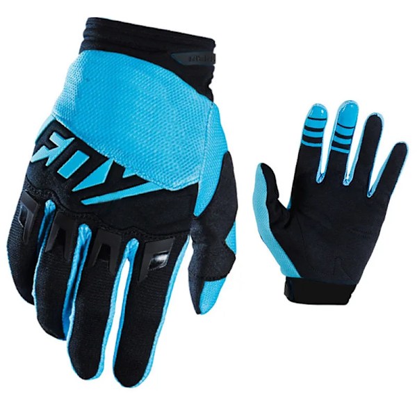 Smartfox Top Race Cykelhandskar Fox Mountain Cykel Landsvägscykel Motorcykelhandskar Bmx Atv Mtb Endurohandskar För Motocross Unisex Blue---Black--Word M