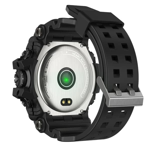 TINOW T6 Smartklocka Män Vattentät Blodtryck Full Rund Skärm Utomhus Smartwatch Fitcloudpro för iOS Android Blue