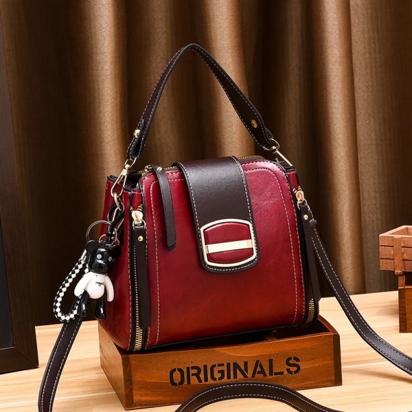 Handväska Kända märkesväskor för kvinnor Trend Nya lyxiga handväskor Crossbody Messenger Axelväska Dam Handväskor för flickor Red
