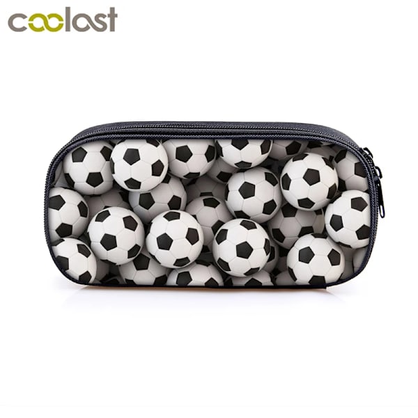 Fotbolls-/ print Kosmetiska fodral Pennväska Pojkar Skolväskor Barn Case Barn Stationära väskor qbbfoot01