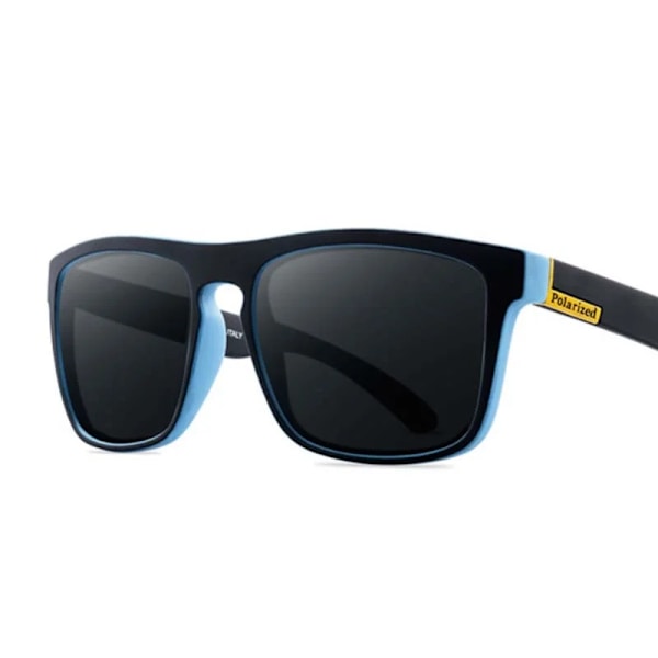 Polariserade solglasögon Man Sport Märke Modedesigner Solglasögon Man Kvinna Kvadratisk Utomhuskörning Oculos De Sol Masculinos Black Red Gray black