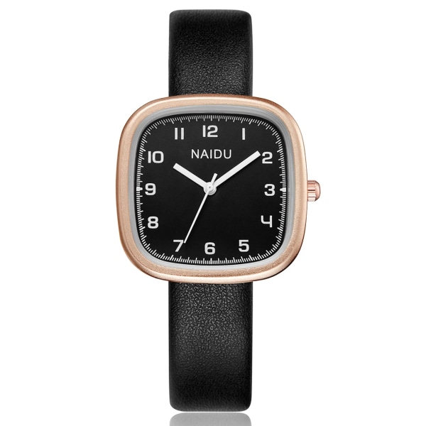 Guld Svart Watch Dam Quartz Armbandsur Enkel Minimalistisk Oval Urtavla Kvinna Sliver Vit Klocka Flickor Student Mode Klänning Reloj Type 8
