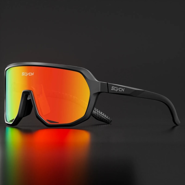SCVCN Trend färg lins solglasögon herr kör cykel glasögon dam fritid sport vandring glasögon UV400 skyddsglasögon DZ-SC-X63-01 1lens-no-box