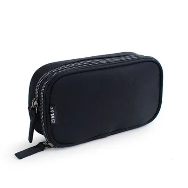 Case Snygg vattentät kosmetisk väska Organizer Case Toalettpaket för mini case toalettpåse Black M