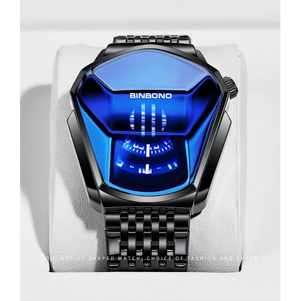 2021 Ny design Toppmärke Lyx Män Sport Vattentät Watch 3D Glas Quartz Klockor Man Klocka Armbandsur Casual Chronograph silver