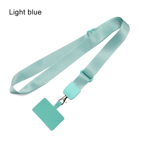 1 st Mode tecknad arbetskortshållare Multifunktionell utdragbar namnskylt Studenter Bus Bank Case med rem light blue