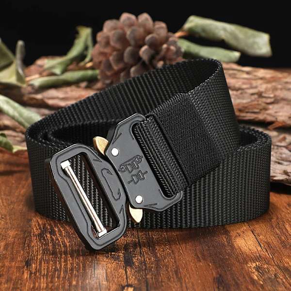 Nytt nylon för män Army Taktiskt bälte Molle Militär SWAT stridsbälten Knock Off Emergency Survival Waist Tactical Gear ship KHAKI2 125cm