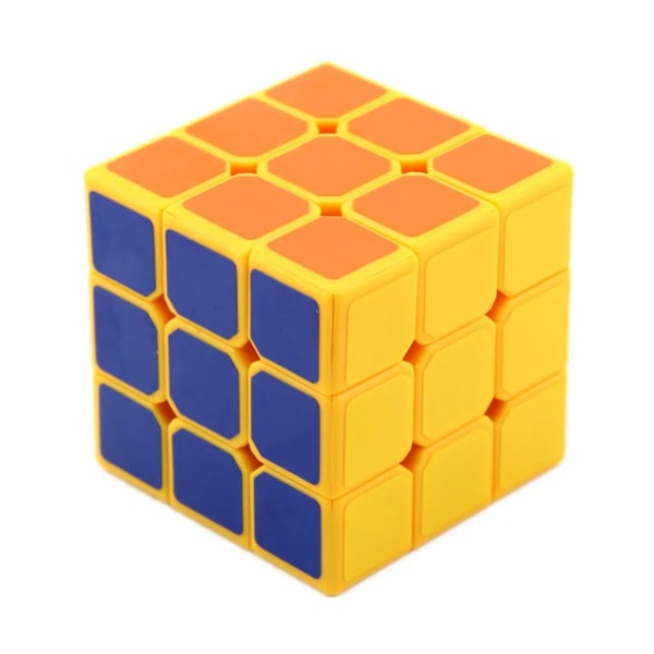 DaYan ZhanChi 42 mm Storlek 3x3x3 Magic Cube 3x3 Professional Speed ​​Cube Professionell Brain Teaser Pusselleksak för barn Present Yellow