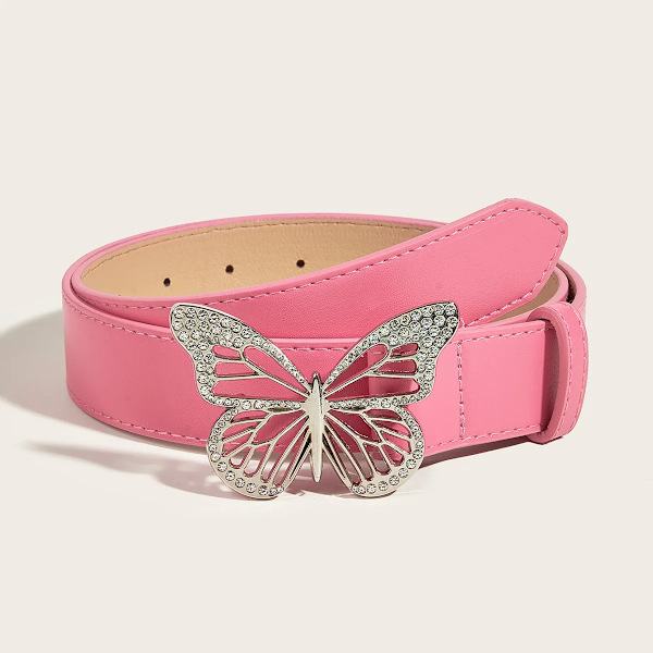 Star Rhinestone Bälte För Kvinnor Mode Y2k 2000-talet Midjerem Kvinnlig Flicka Jeans Klänning Byxa Dekorativt midjeband Tillbehör styles 3 rose red 103cm