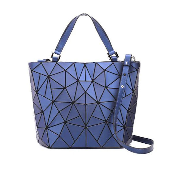 Bao-väskor för kvinnor Lyxiga hink Designer Mode Messenger Crossbody-väska Dam Geometriska axelhandväskor Tygväska Handväska bao blue