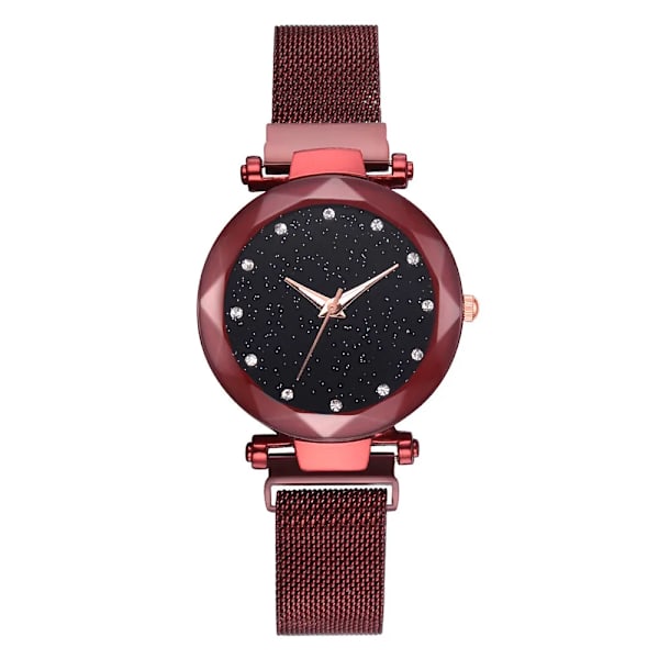 WOKAI Dam Magnetic Luxury Dam Klockor Mode casual Diamond Kvinnlig Quartz Armbandsur Relogio Feminino Zegarek Damski 12 Di(.158)