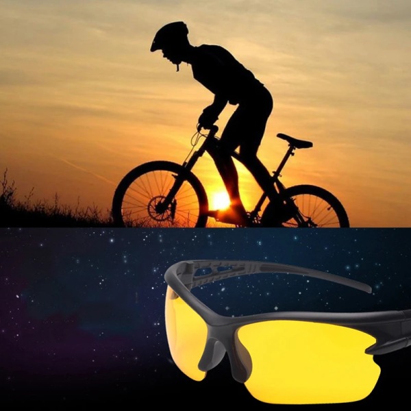 Night Vision Drivers Goggles Herr Anti-glare Solglasögon Bil Motorcykel Förarglasögon Utomhuscykling Solglasögon Glasögon C2 Sunglasses