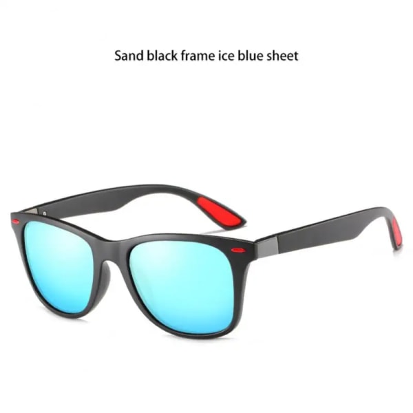 Polaroid Solglasögon Unisex Man Goggle Square Plast Gafas De Sol Klassiskt mode Svarta nyanser UV400 Type 3