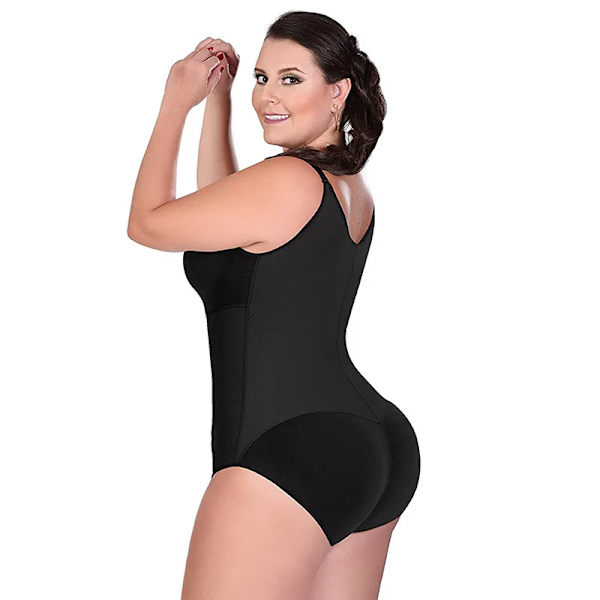 Plus Size Shapewear Tummy Shaper Control Trosor Korrigerande underkläder Trosor Butt Lifter Big Size Bantningskorsett Dam Black 4XL