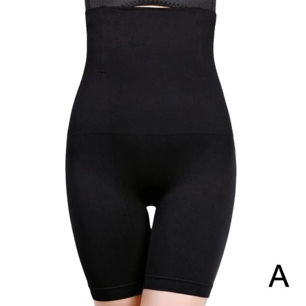 Kvinnor Formande trosor med hög midja Andningsbar Body Shaper Bantning Shapewear Mage Underkläder Trosformare Black 5XL